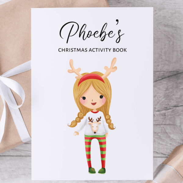Fully Personalised Christmas Activity Books