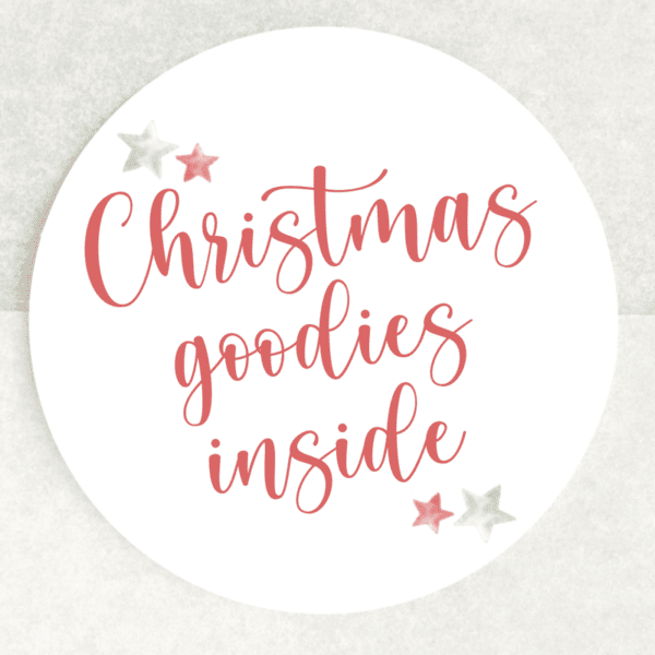 Christmas Goodies Inside Stickers