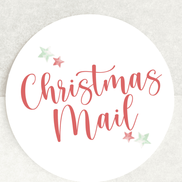 Christmas Mail Stickers