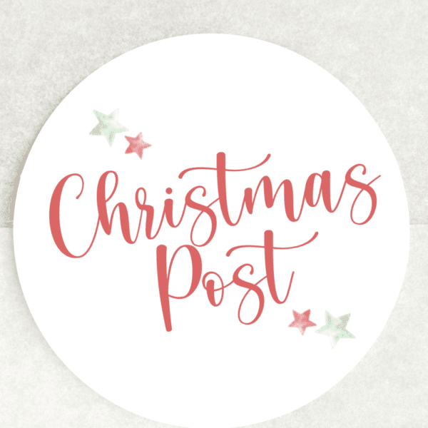 Christmas Post Sticker