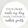 packaging stickers
