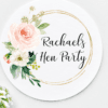 Blush Hen Party Stickers