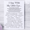 I Spy With My Little Eye - Wedding Camera Game